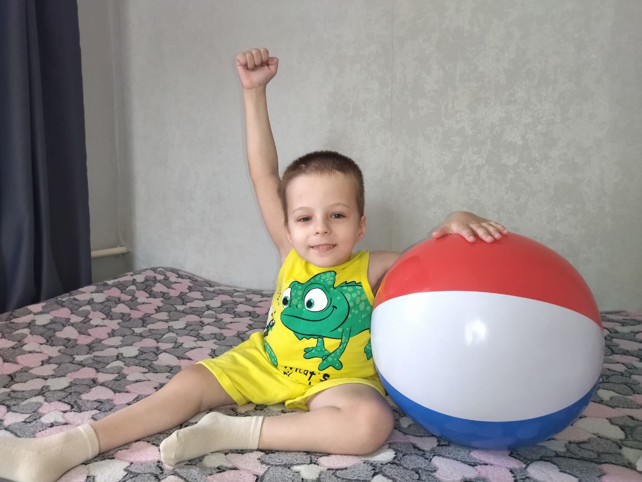 Благодаря активной коляске, Олег будет развиваться лучше!